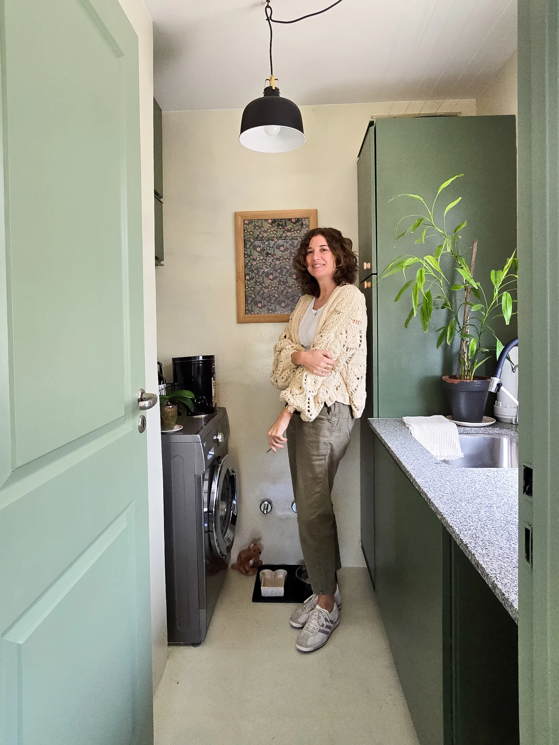 Un nuevo lavadero reciclando un baño con poco uso