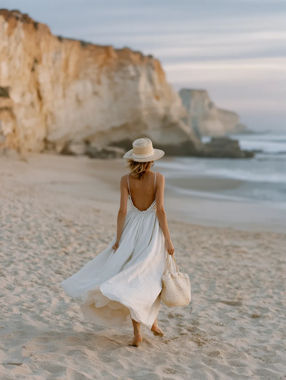 Veropalazzo Foto de una mujer de espaldas con vestido de lino aa9b9ff5 472e 4e52 b5bb 5a807060b881